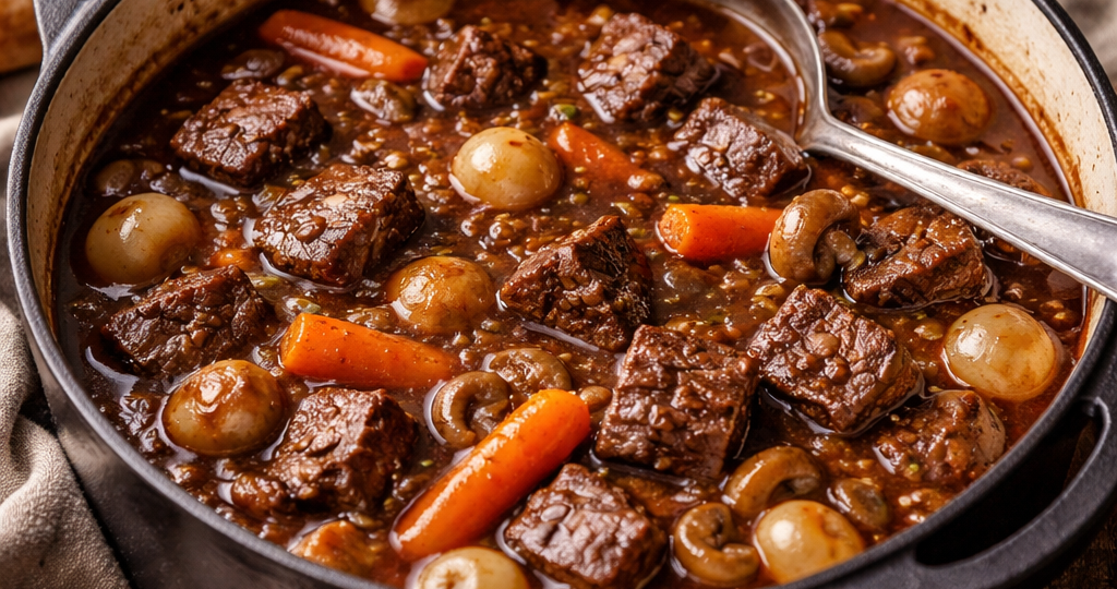 Bœuf bourguignon au Cookeo