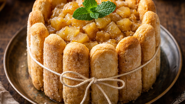 Charlotte aux pommes au Cookeo