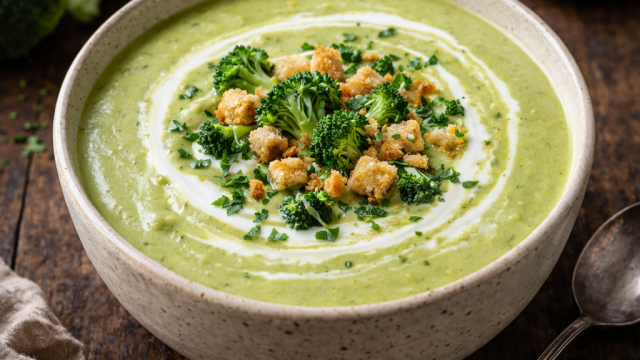 Crème de brocolis au Cookeo