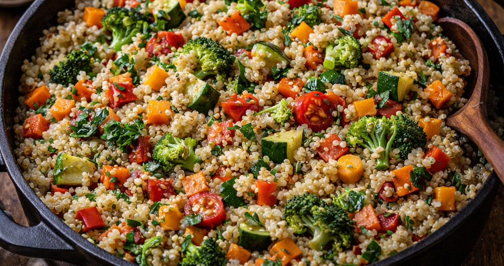 Quinoa aux légumes au Cookeo