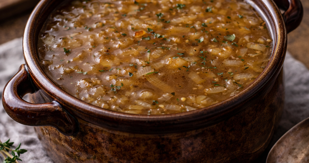 Soupe à l&rsquo;oignon au Cookeo