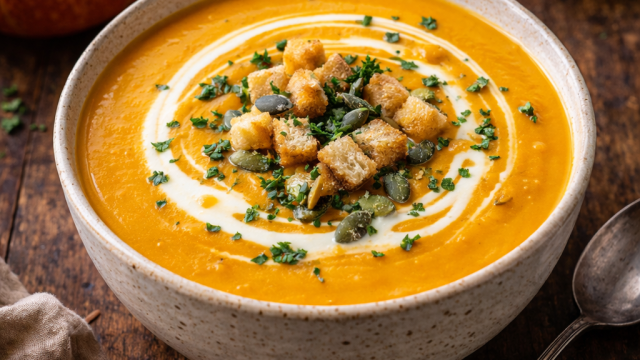 Velouté de potimarron au Cookeo