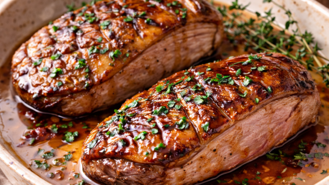 Magret de canard au miel au Cookeo