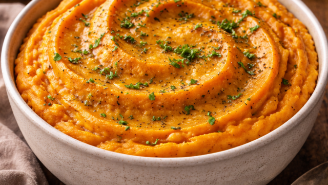 Purée de patates douces au Cookeo